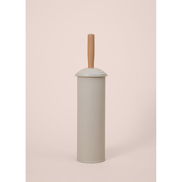 The Mia Stripe Tuvalet Fırçası Bej