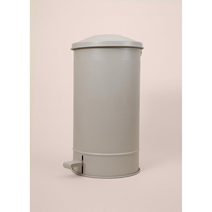 The Mia Stripe Mutfak Çöp Kovası Bej 24 Lt