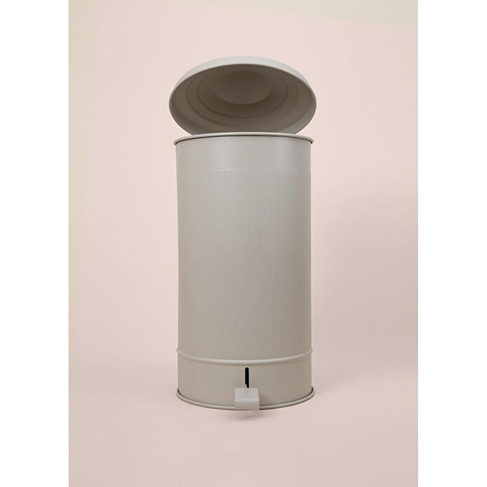 The Mia Stripe Mutfak Çöp Kovası Bej 24 Lt