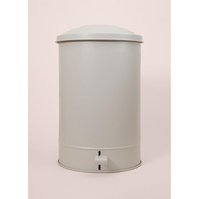The Mia Stripe Mutfak Çöp Kovası Bej 37 Lt