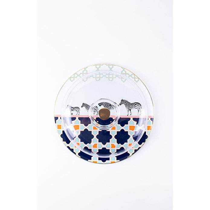 Emaylab Jaolu Cam Kek Fanusu & Pasta Tabağı (32 Cm)