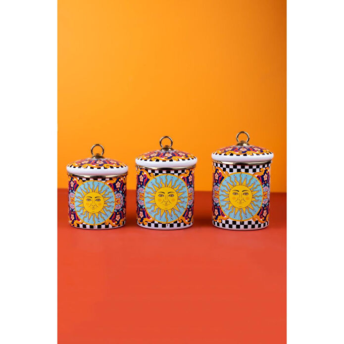 Emaylab Misharu 3 Lü Emaye Baharatlık Takımı