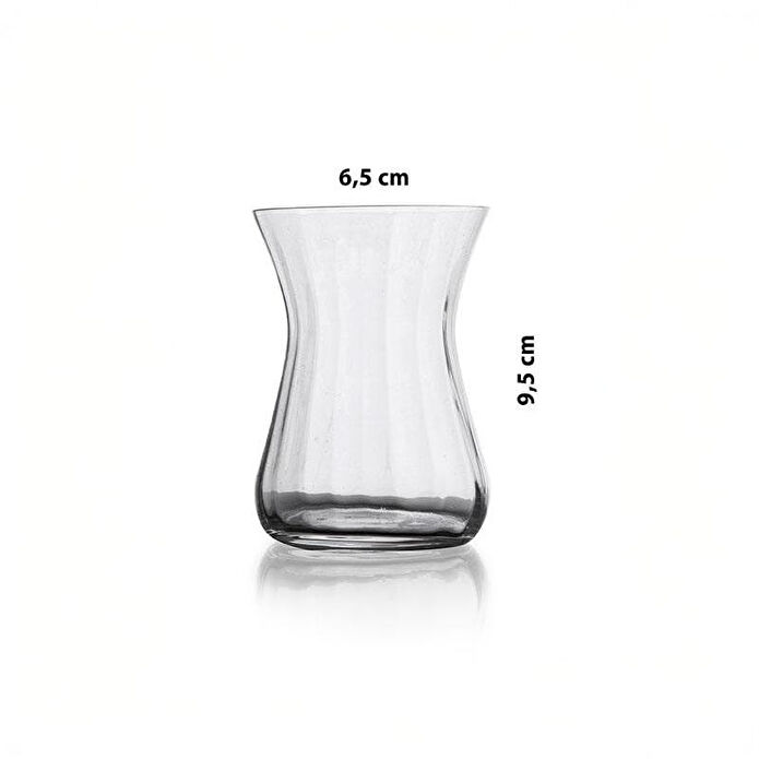 Paşabahçe El İmalatı Crystallin 6lı 165cc Leaf Çay Bardağı 22720