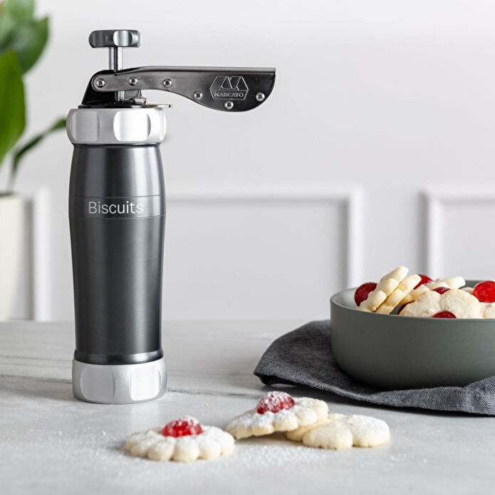 Marcato Biscuits Manuel Bisküvi Makinesi Pastel Gri Renk