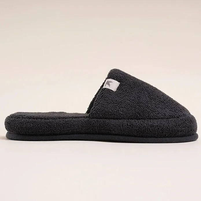 Penelope %100 Pamuk Havlu Terlik 36-37 Antrasit - Noa Serisi