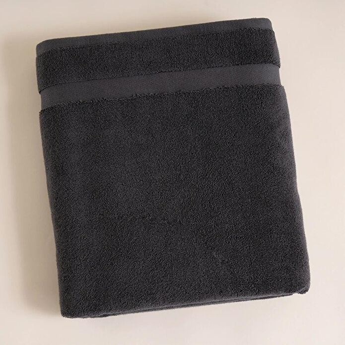 Penelope %100 Pamuk Havlu 100x150 Cm Antrasit - Noa Serisi