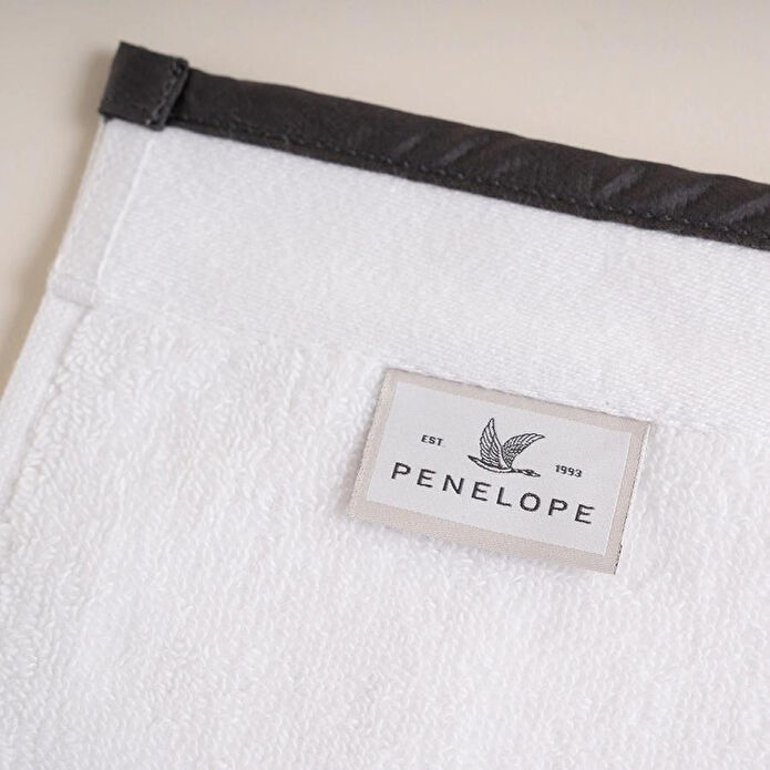 Penelope %100 Pamuk Havlu 30x50 Cm Antrasit - Liana Serisi