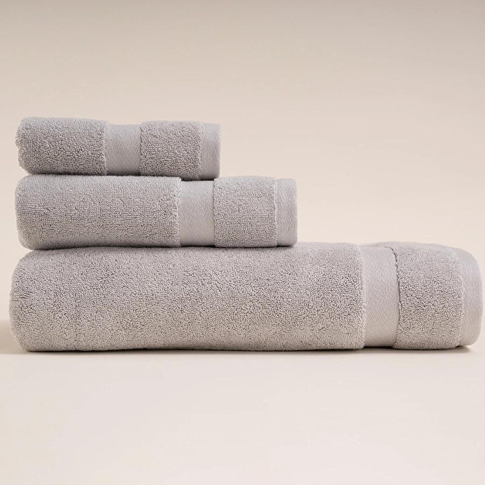 Penelope %100 Pamuk Havlu 100x150 Cm Gri - Noa Serisi