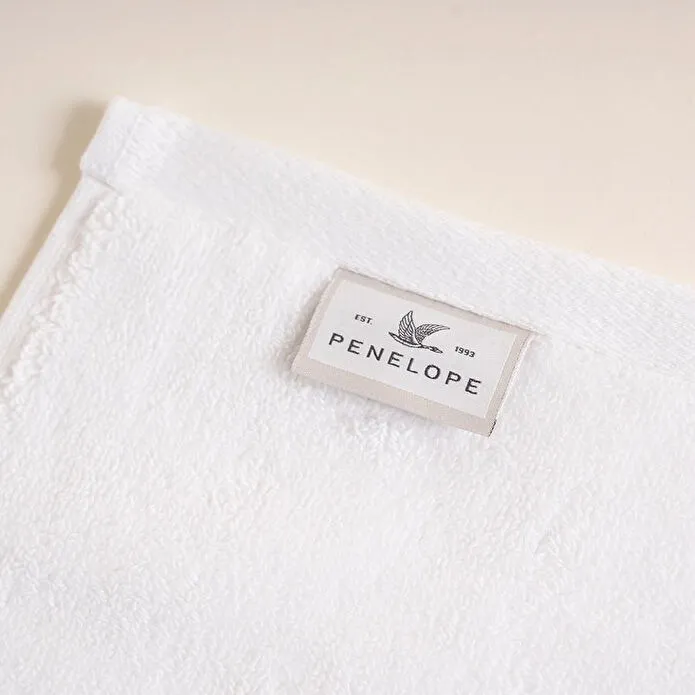 Penelope %100 Pamuk Havlu 100x150 Cm Beyaz - Noa Serisi