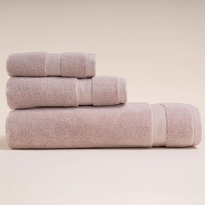 Penelope %100 Pamuk Havlu 30x50 Cm Pudra - Noa Serisi