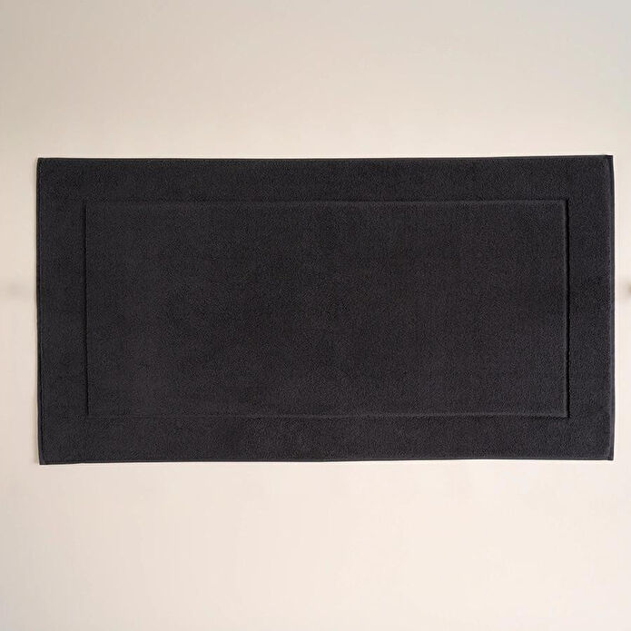 Penelope %100 Pamuk Banyo Paspası 60x110 Cm Antrasit - Noa Serisi