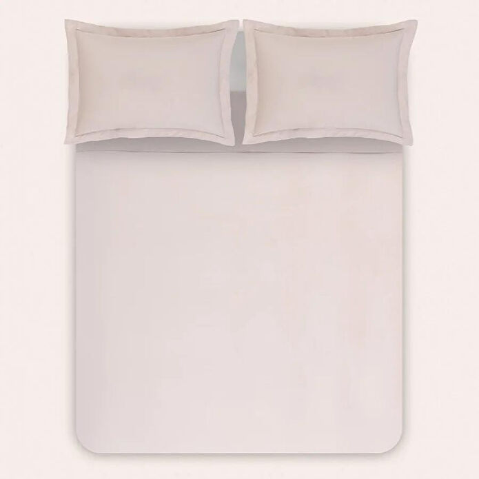 Penelope %100 Pamuk Saten Nevresim Seti 240x220 Cm Gri - Lia Serisi