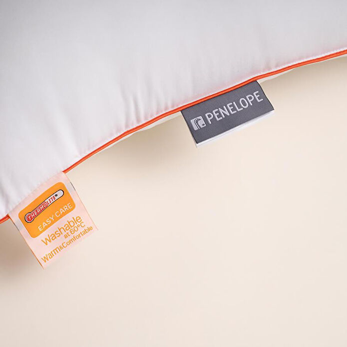 Penelope %100 Mikrofiber Kumaş Elyaf Dolgulu Yastık - Thermolite Easy Care Serisi