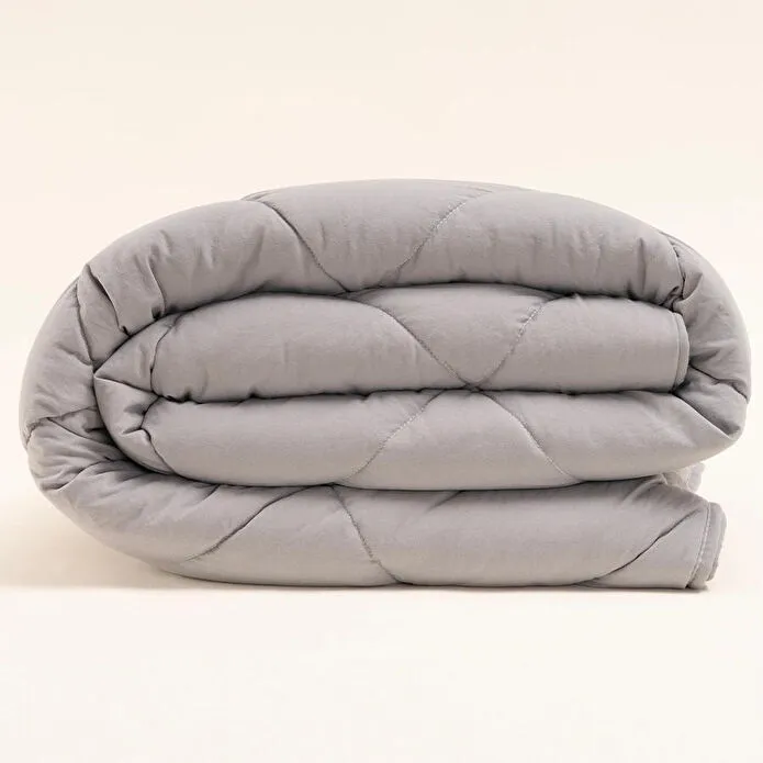 Penelope Microfiber Kumaş Çift Kişilik Gri Yastık Yorgan Seti - Colors In Comfort