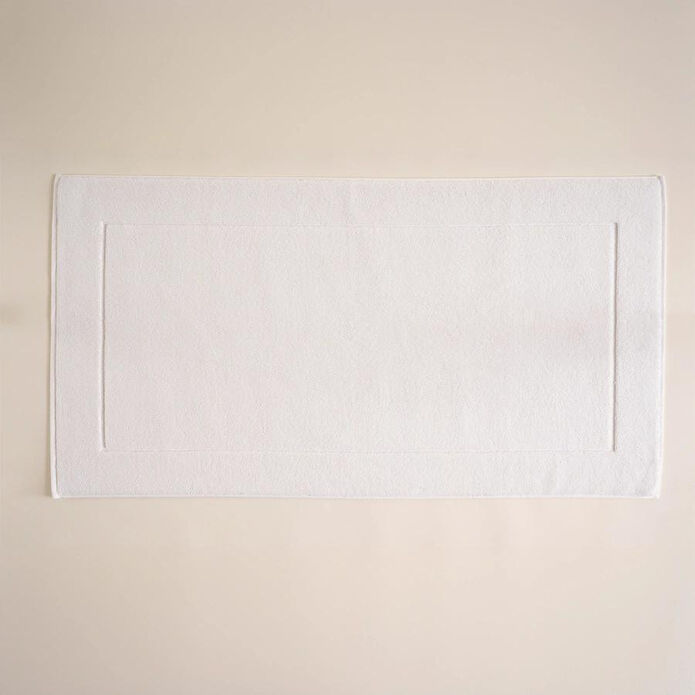 Penelope %100 Pamuk Banyo Paspası 60x110 Cm Beyaz - Noa Serisi
