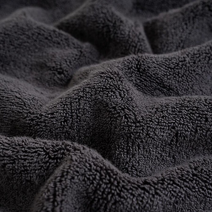 Penelope %100 Pamuk Havlu 50x90 Cm Antrasit - Noa Serisi