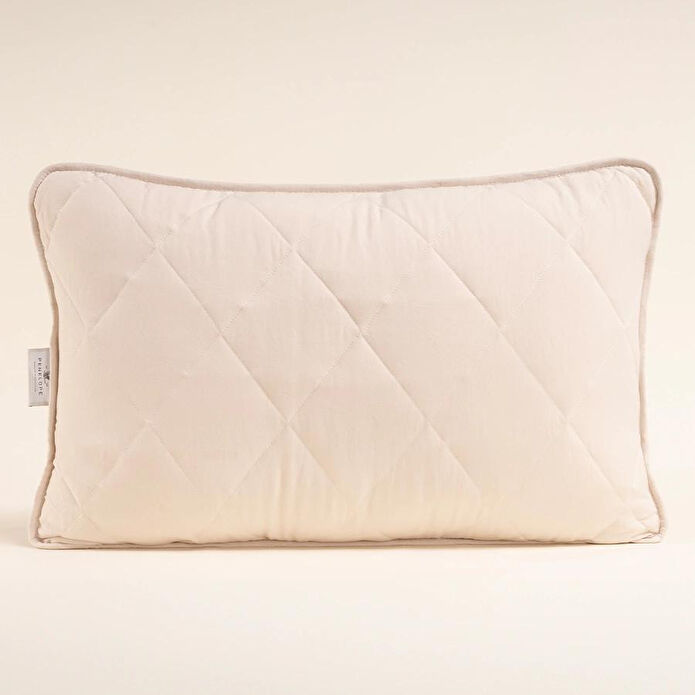 Penelope Microfiber Kumaş Tek Kişilik Krem Yastık Yorgan Seti - Colors In Comfort