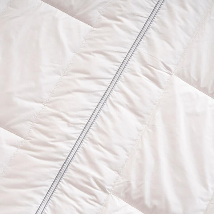 Penelope %100 Pamuk Yün Fermuarlı 2'ye Ayrılabilen Topper 200x200 Cm - Nature Comfort Serisi