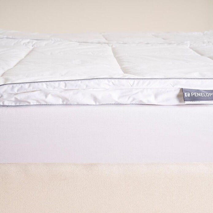 Penelope %100 Pamuk Yün Fermuarlı 2'ye Ayrılabilen Topper 200x200 Cm - Nature Comfort Serisi