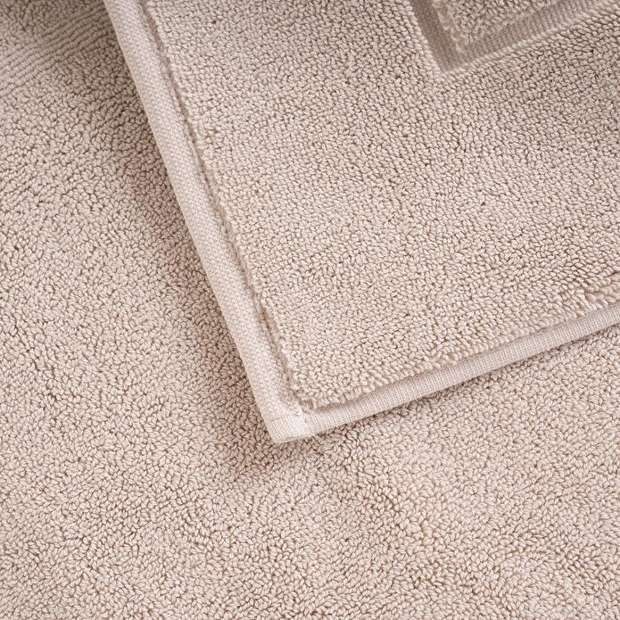 Penelope %100 Pamuk Banyo Paspası 60x110 Cm Taş Rengi - Noa Serisi