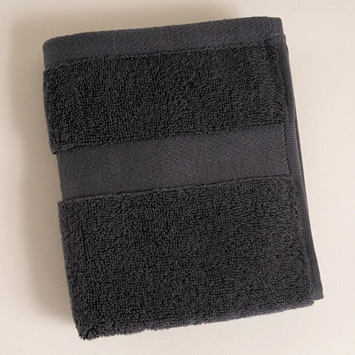 Penelope %100 Pamuk Havlu 30x50 Cm Antrasit - Noa Serisi