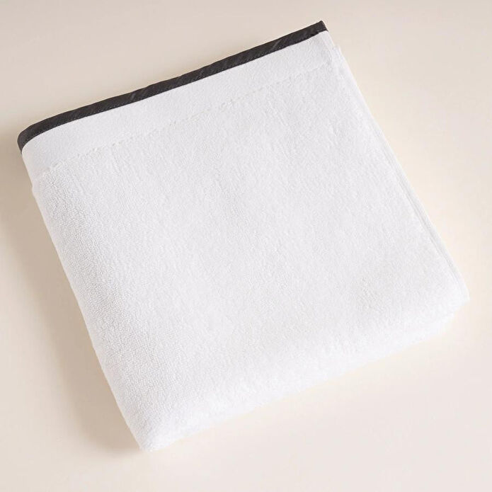 Penelope %100 Pamuk Havlu 50x90 Cm Antrasit - Liana Serisi