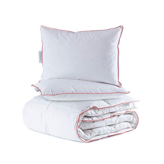 Penelope %100 Kaz Tüyü Dolgulu Çift Kişilik Yastık Yorgan Seti - Alegra Serisi