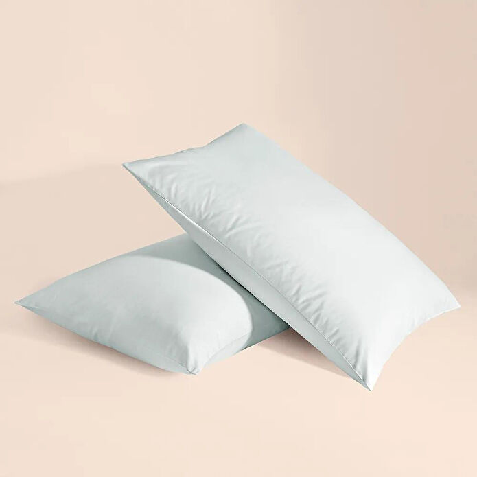 Penelope %100 Pamuk Percale 2'li Yastık Kılıfı Mavi - Pure Serisi