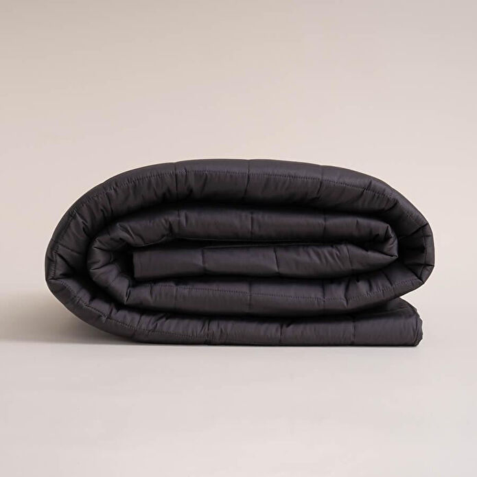 Penelope %100 Pamuk Saten Yatak Örtüsü 300x280 Cm Antrasit - Lia Serisi