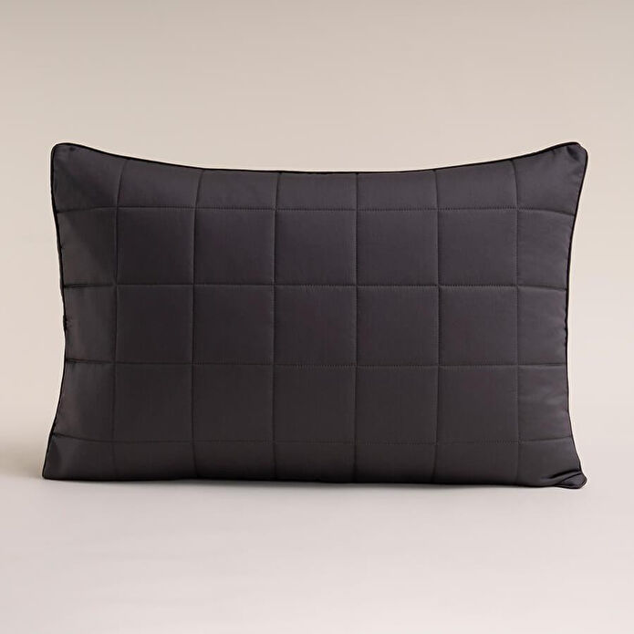 Penelope %100 Pamuk Saten Yatak Örtüsü 300x280 Cm Antrasit - Lia Serisi