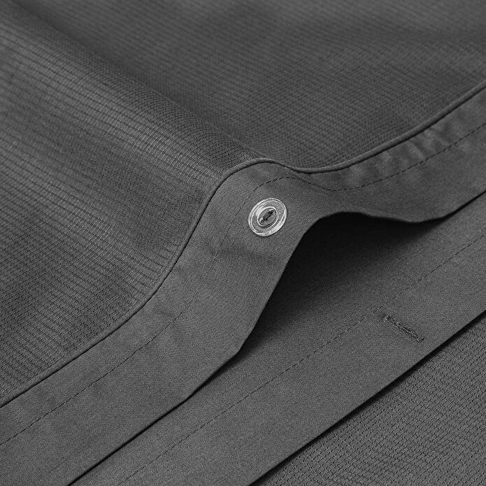 Penelope %100 Pamuk Percale Nevresim Seti 260x240 Cm Antrasit - Pure Serisi