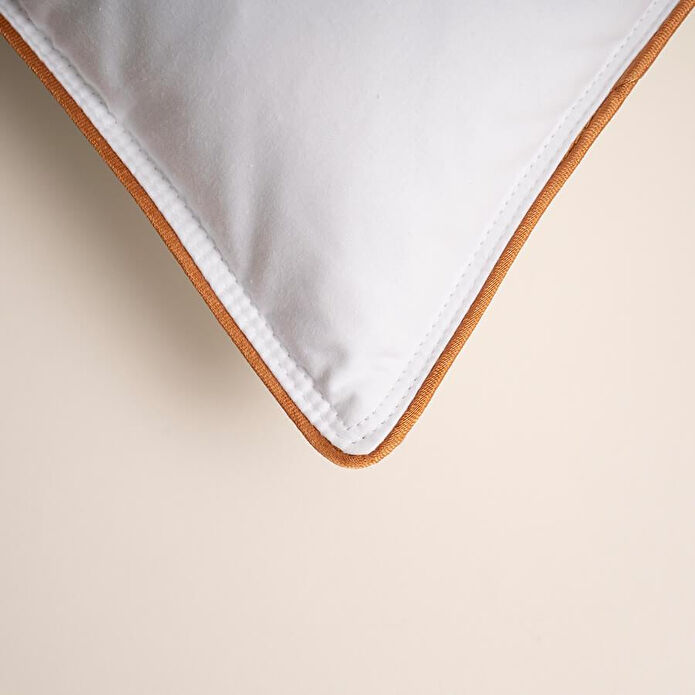 Penelope %100 Kaz Tüyü Dolgulu Bebek Yastık 35x45 Cm- Bronze Serisi