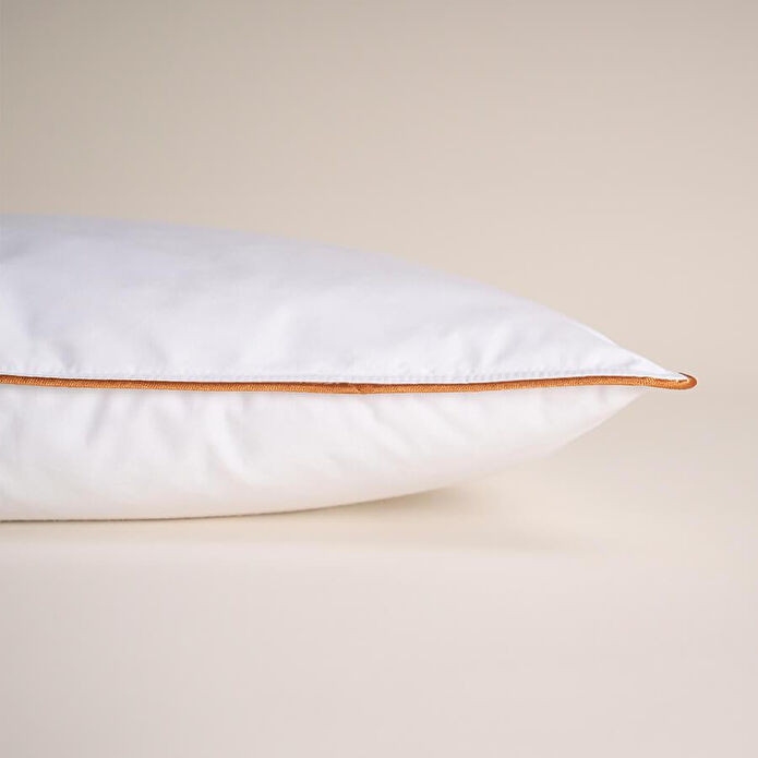 Penelope %100 Kaz Tüyü Dolgulu Bebek Yastık 35x45 Cm- Bronze Serisi