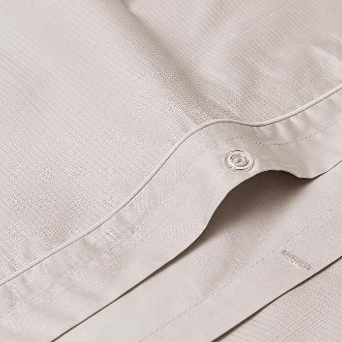 Penelope %100 Pamuk Percale Nevresim Seti 200x220 Cm Gri - Pure Serisi