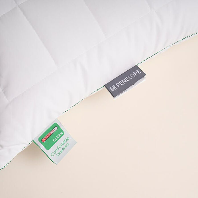 Penelope Anti-mayt %100 Pamuk Kumaş Boncuk Elyaf Dolgulu Yastık - Thermoclean Serisi