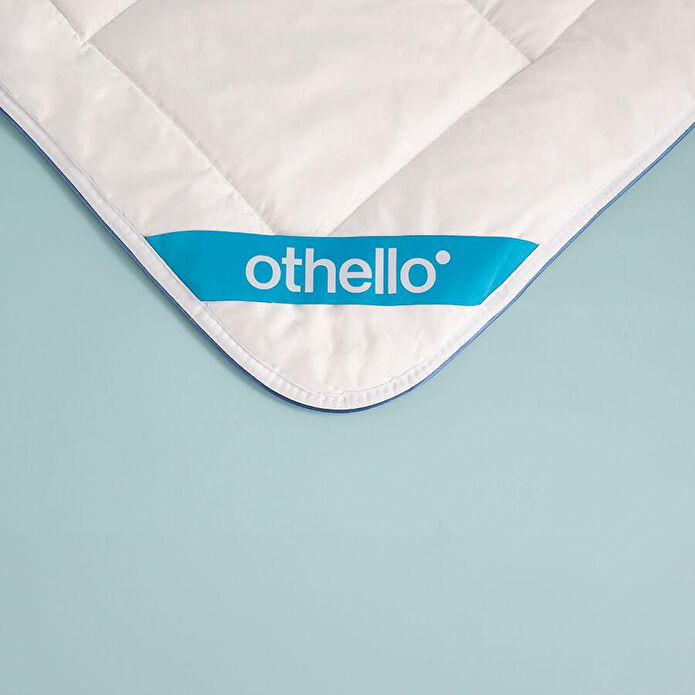 Othello Amelia Mavi Biyeli Pamuk Kumaş Yorgan 195x215 Cm