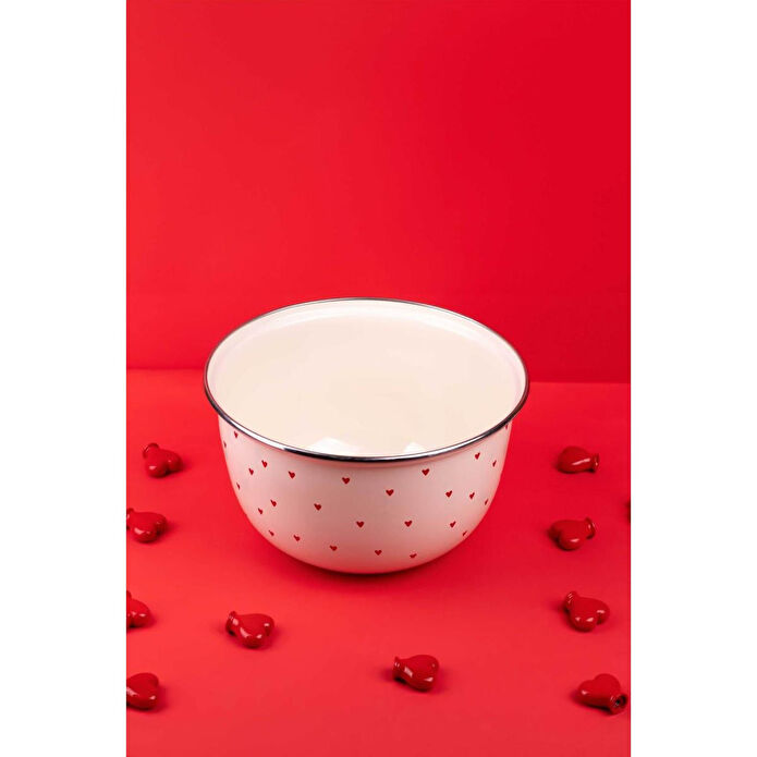 Emaylab Cupid Emaye Karıştırma Ve Salata Kabı 24cm 4 Litre (ocağa Da Koyulabi̇li̇r)