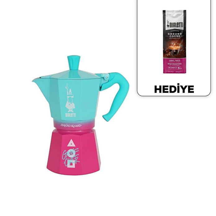 Bialetti Moka Express Squid Game Mokapot 3 Cup