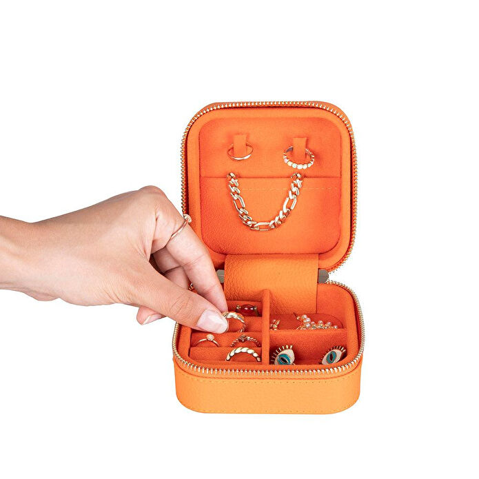 Bloominbag Amanda Amber Bloom Deri Takı Ve Mücevher Çantası