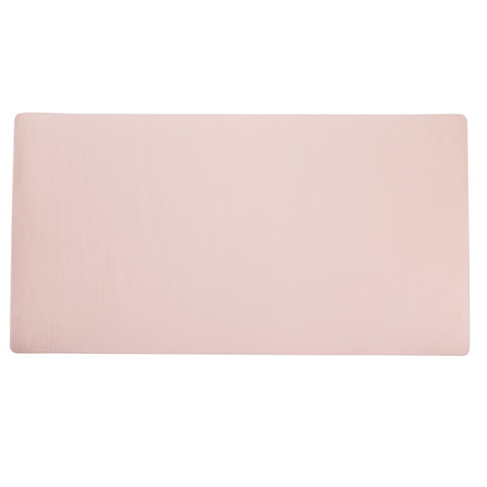 Bloominbag Still & Silent – Pink Gerçek Deri Desk Mat Macbook Altlığı Ve Mousepad