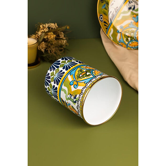 Emaylab Selge Emaye Dekoratif, Çok Amaçlı Vazo