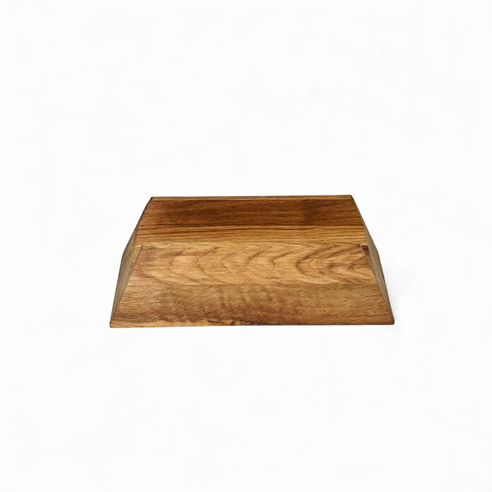 Kaf Ahşap End Grain Kesme Tahtası Standı Meşe/Kestane