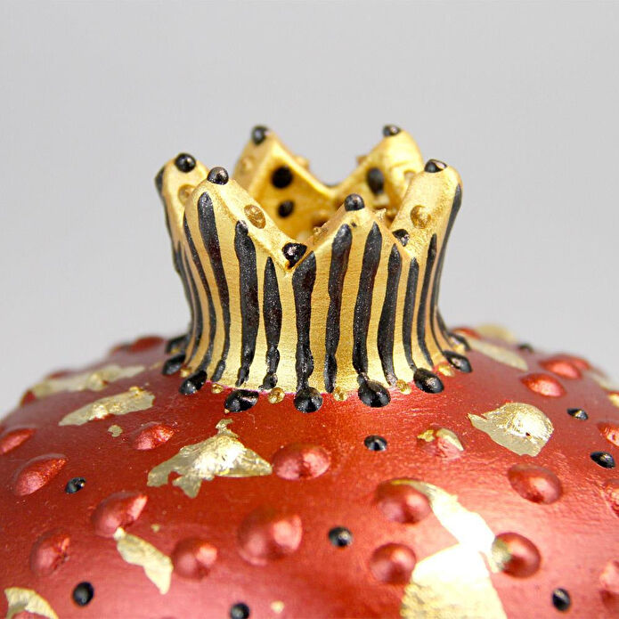 Coho Objet Coho Art Aşk Narı El Yapımı Sanatsal Dekoratif Obje - Brilliant Wine Red