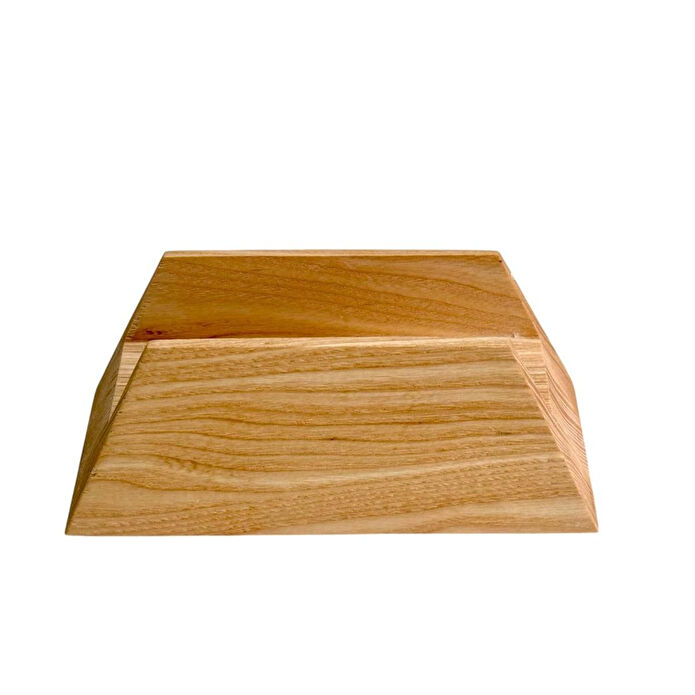 Kaf Ahşap End Grain Kesme Tahtası Standı Dişbudak