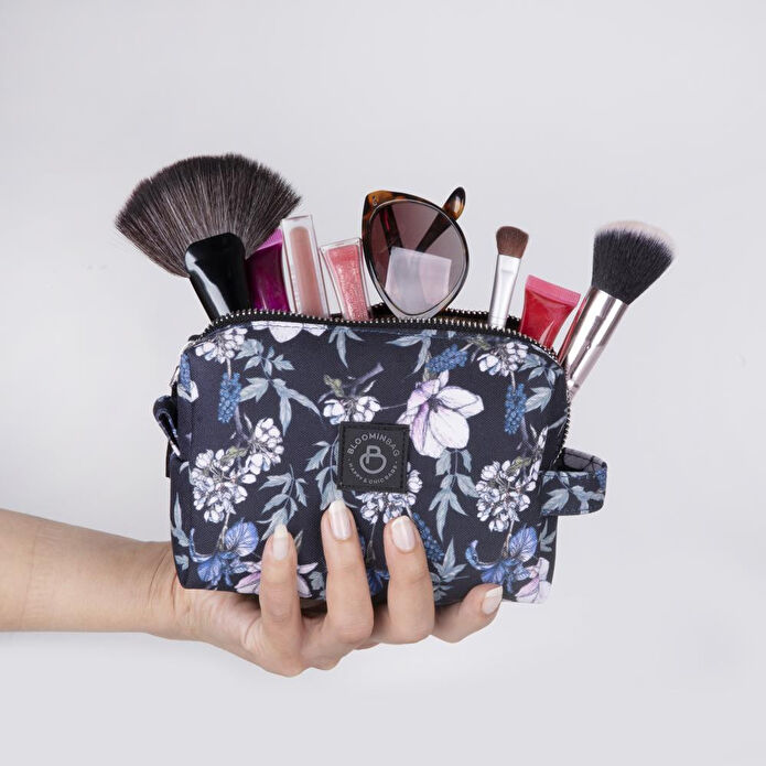 Bloominbag Black Cherries Makyaj Ve Kozmetik Çantası