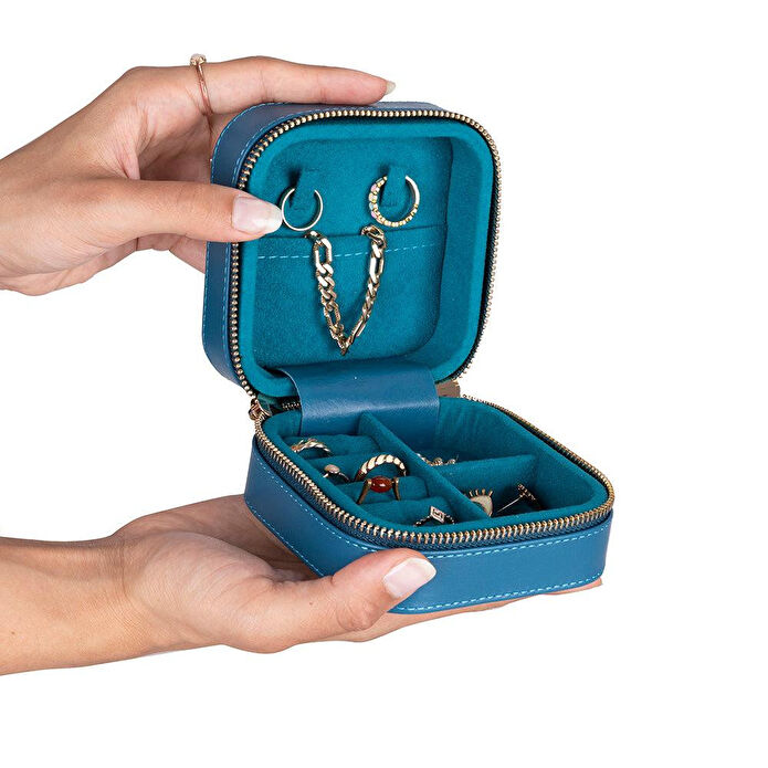 Bloominbag Amanda Verdigris Bloom Deri Takı Ve Mücevher Çantası