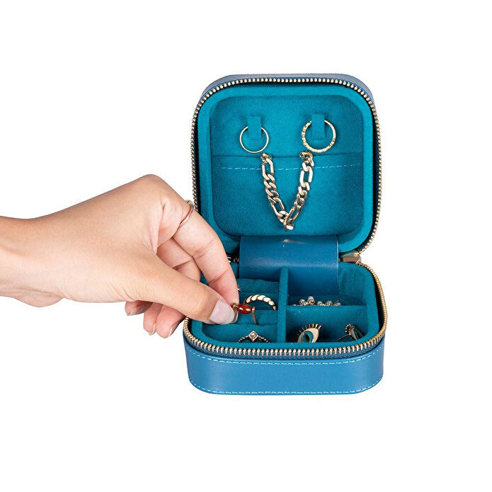 Bloominbag Amanda Verdigris Bloom Deri Takı Ve Mücevher Çantası