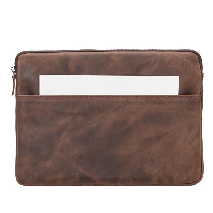 Bloominbag Torino Dark Brown Super Slim 16inç Laptop / Macbook Kılıf