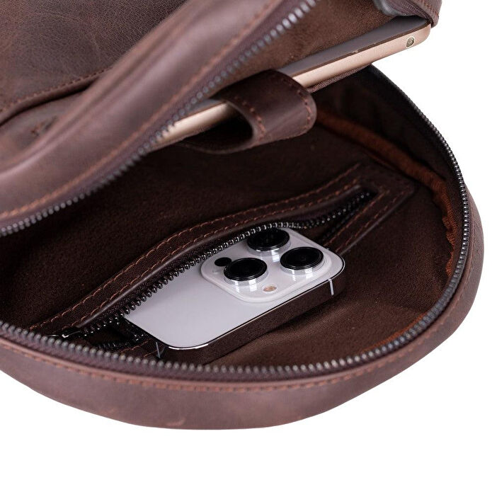 Bloominbag Blake Deri Çapraz Unisex Sırt Çantası