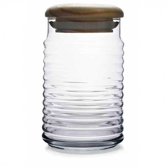 Paşabahçe Babylon 1120 Cc Ahşap Kapaklı Kavanoz 43173